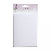 Elements A6 White Cards & Envelopes - Tulip (4PK) Daisy Aperture